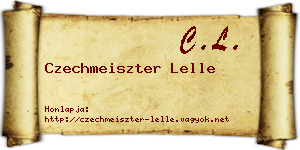 Czechmeiszter Lelle névjegykártya